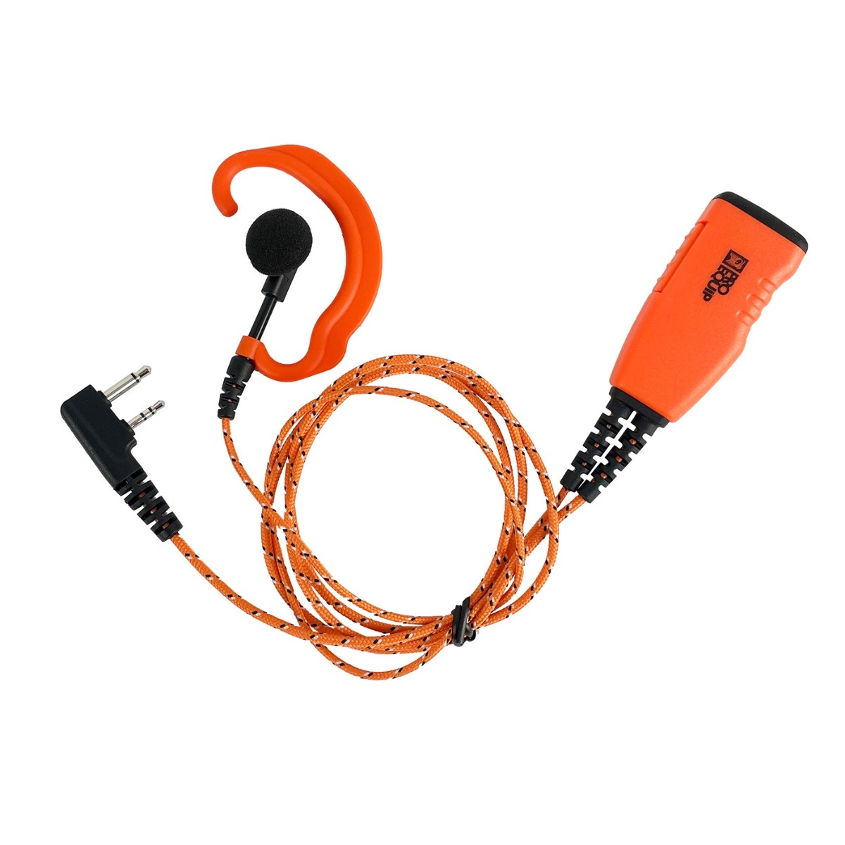 ProEquip PRO-P610L Headset, FabricLine, orange mik/PTT, C-shell