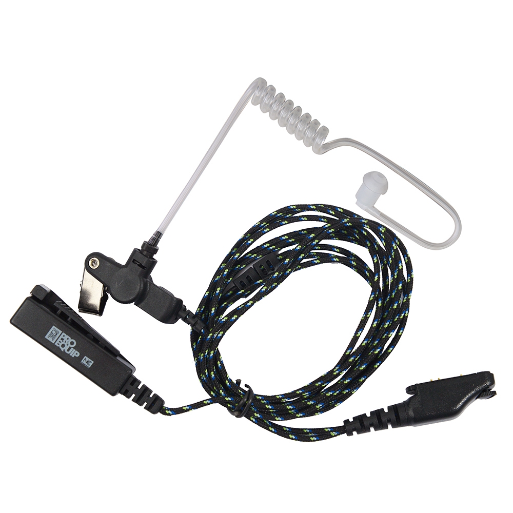 ProEquip PRO-P285 SC Tygkabel 2-wire Bullerdämpad mik/PTT, luftslang