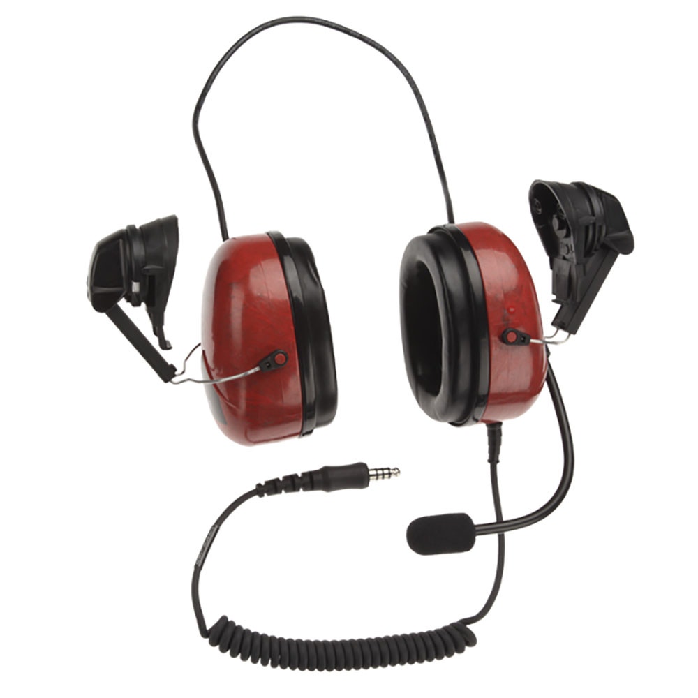 Sepura STP8X Robust Headset med Hjälmfäste. (STP8X-monofon eller PTT)