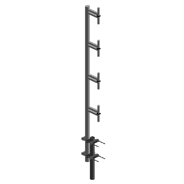 Aerial AV1914-H 4-stackad Dipolantenn 350-470MHz