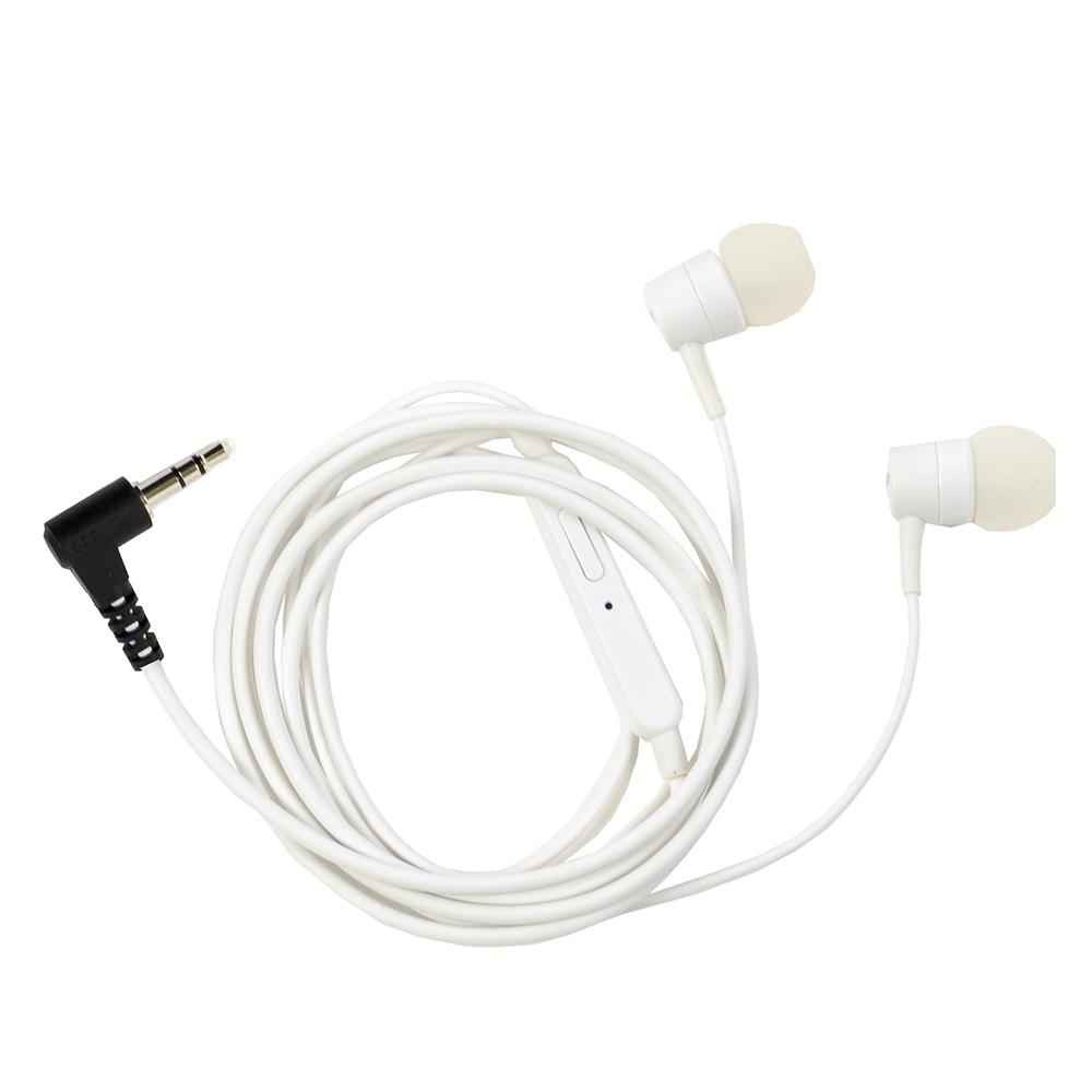 ProEquip StereoHeadset, telefontyp, gummitopp, 3,5mm L, vit för Phonak