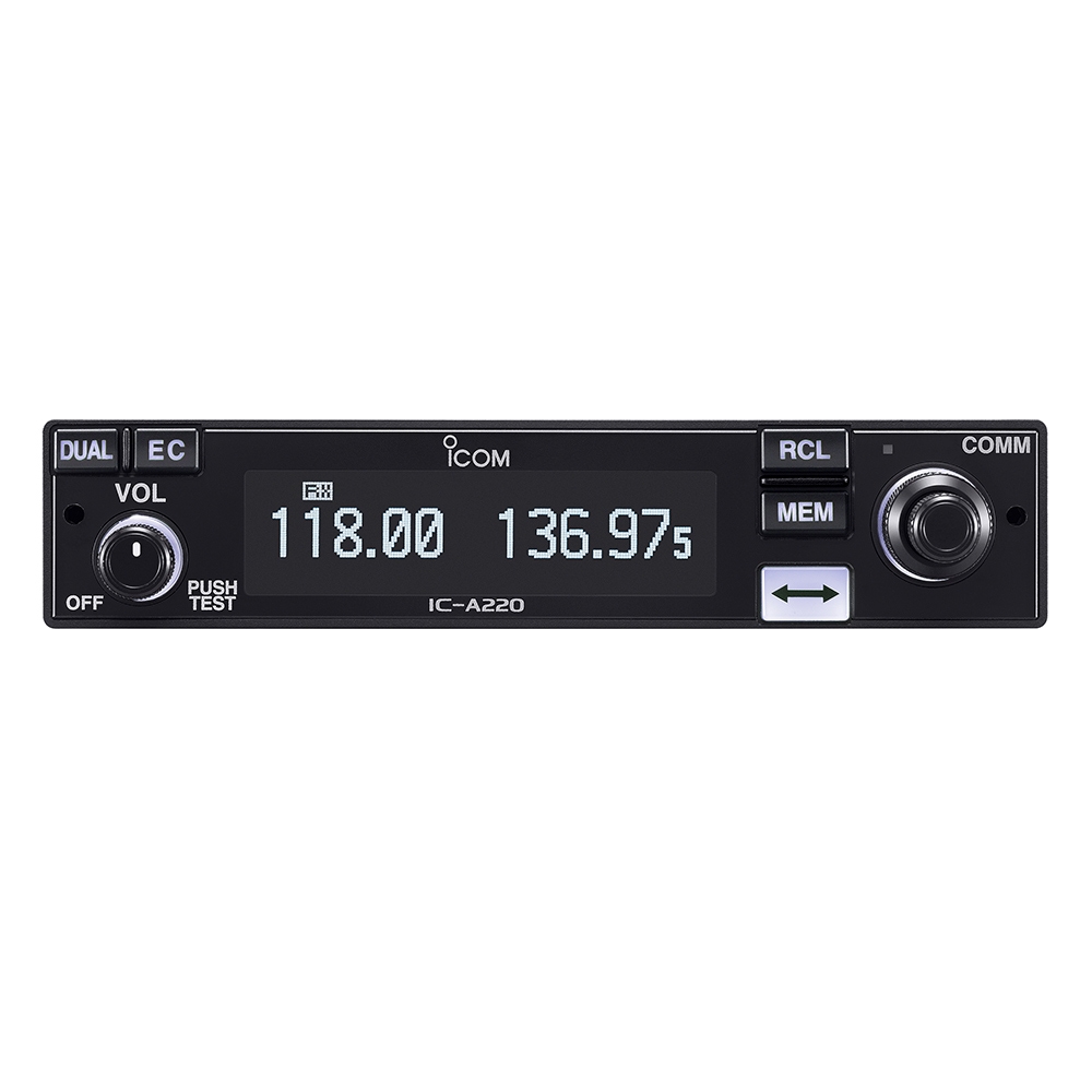 Icom IC-A220E Fast Flygradio (TSO-Version)
