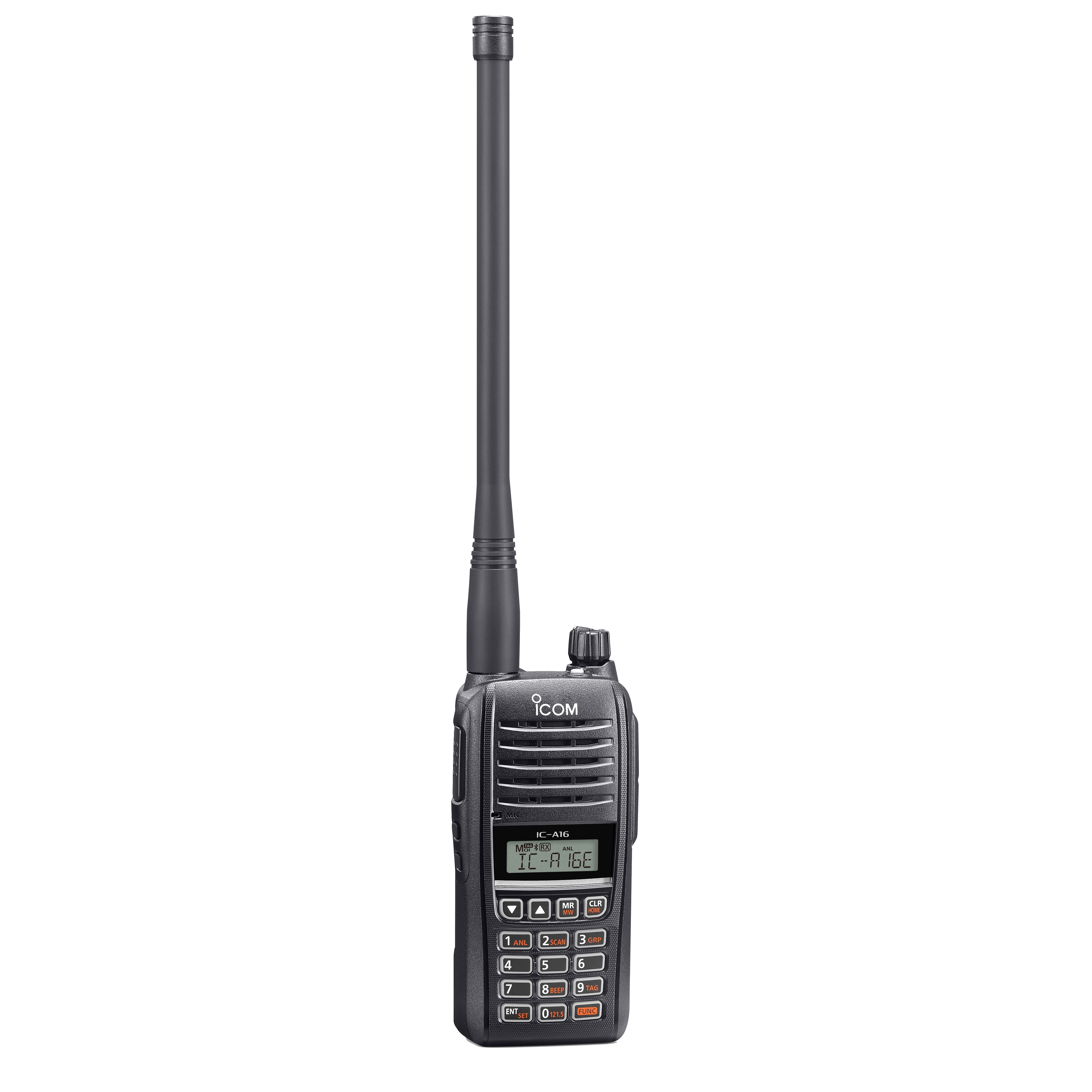 Icom IC-A16E Bärbar Flygradio VHF, 6W, Bluetooth