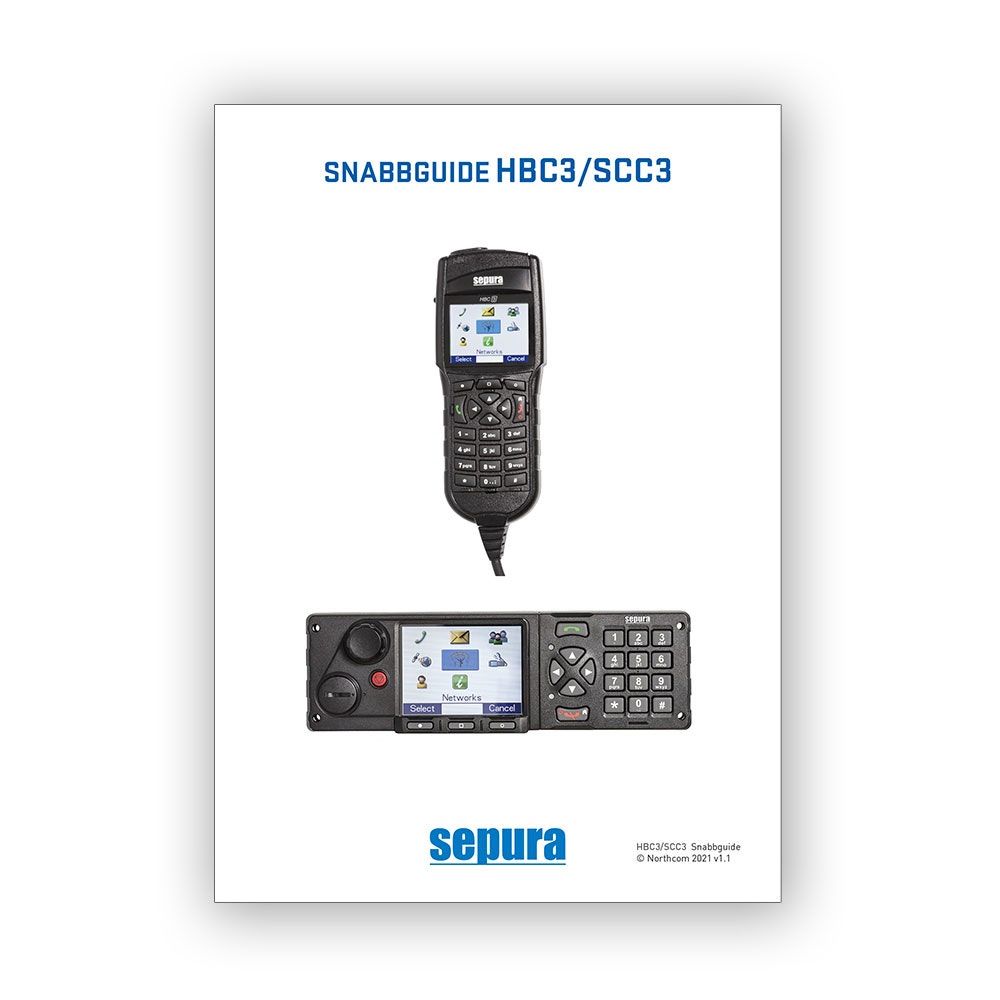 Sepura HBC3/SCC3 Snabbguide