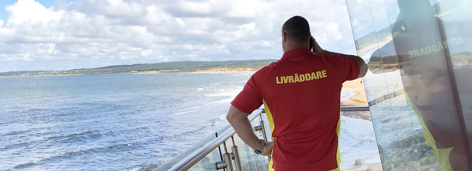 Livräddarna i Tylösand har stora krav på kommunikationen